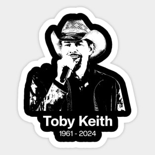 Rip Toby Keith 1961-2024 Sticker